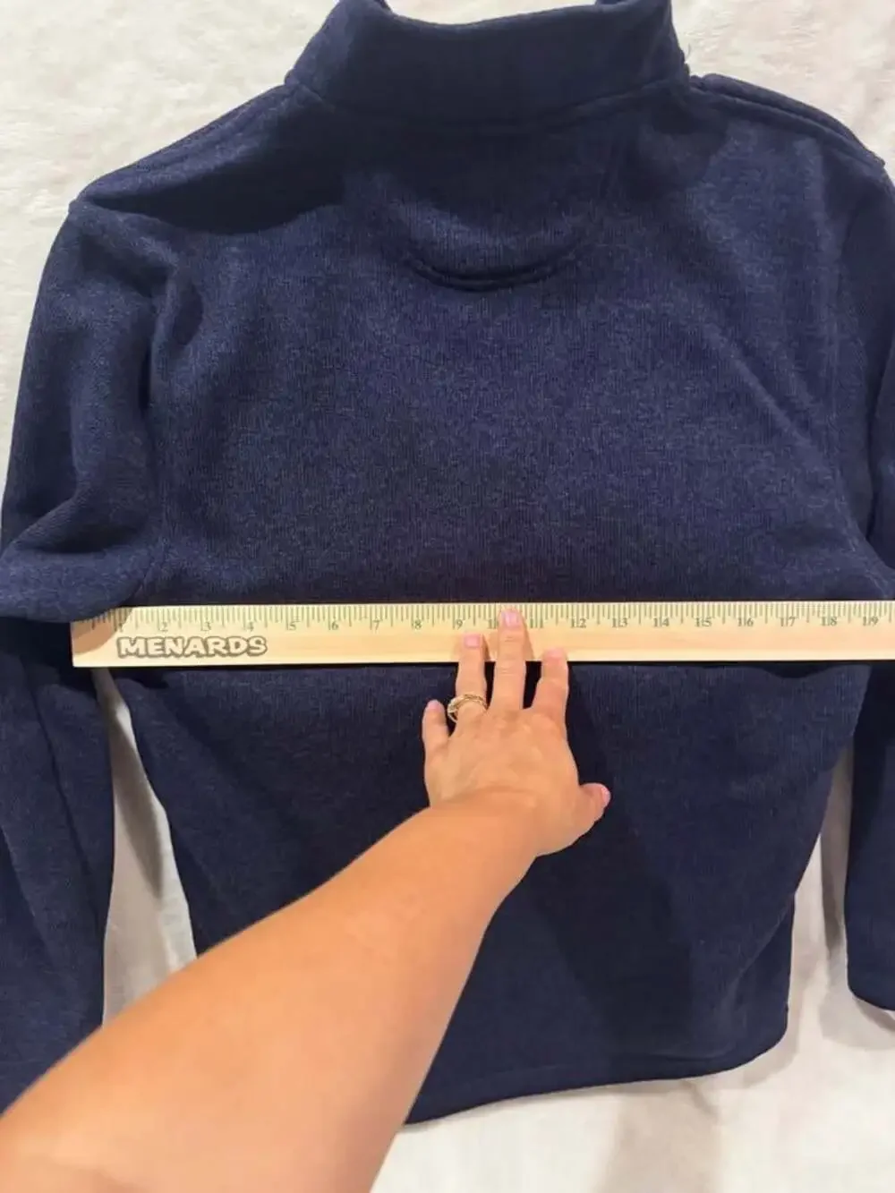 IZOD Blue 1/4 Zip Pullover Men’s Medium